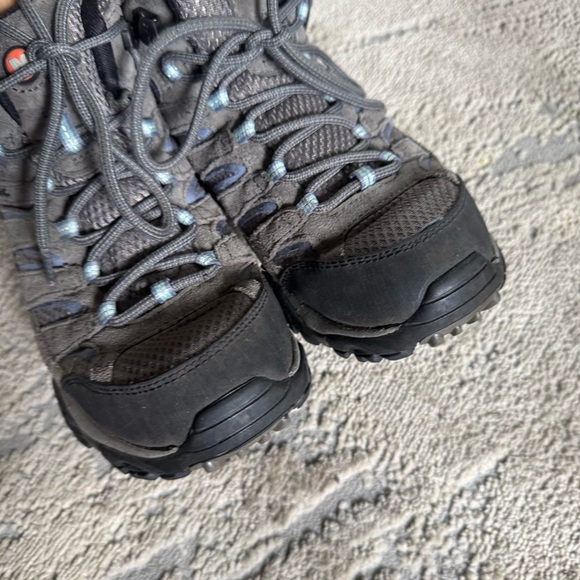 Merrell Moab 2 Hiking boots shoes Gray Waterproof J06054 size 7.5 - Picture 9 of 12